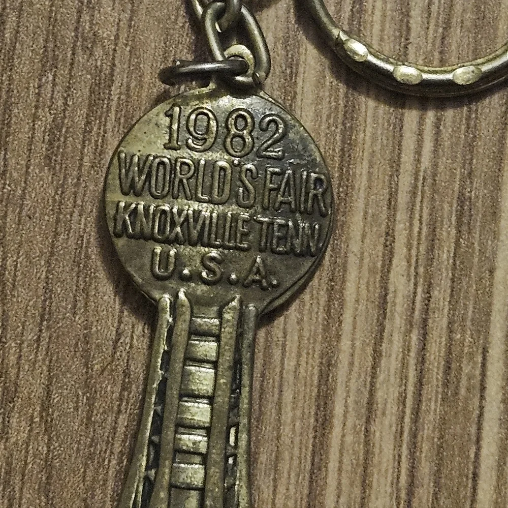 Vintage 1982 World's Fair Keychain